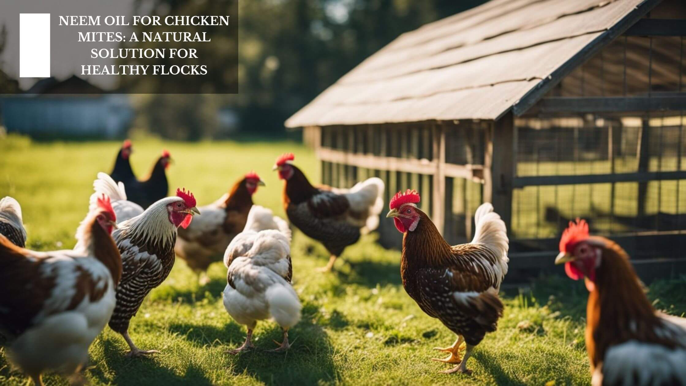 Image showcasing Neem Oil For Chicken Mites: A Natural Solution For Healthy Flocks ...